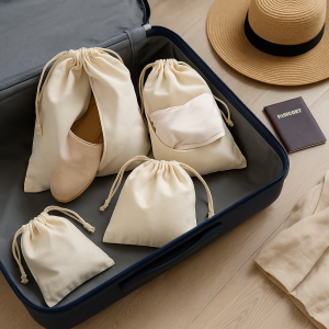 plain drawstring pouches