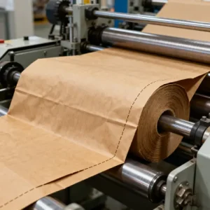 stylish brown paper bags with handles