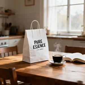 boutique printed paper shopping bags