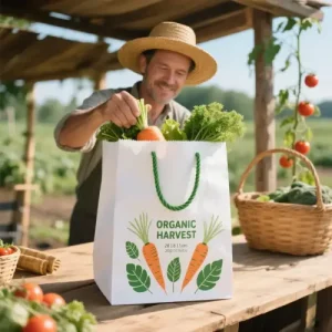 luxury printed paper bags.