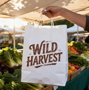 white gift bags