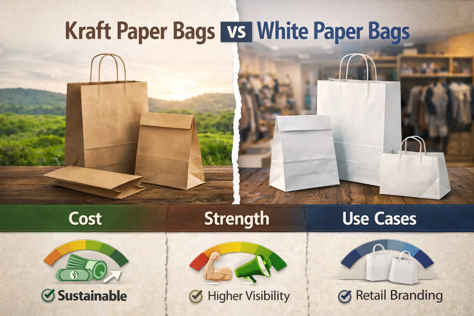 kraft-paper-bags-vs-white-paper-bags-cost-strength-use-cases kraft-paper-bags-vs-white-paper-bags-cost-strength-use-cases