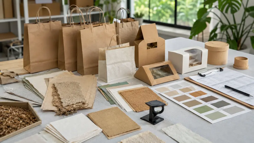 Eco Paper Bags material selection guide for wholesale buyers and sustainable packaging sourcing