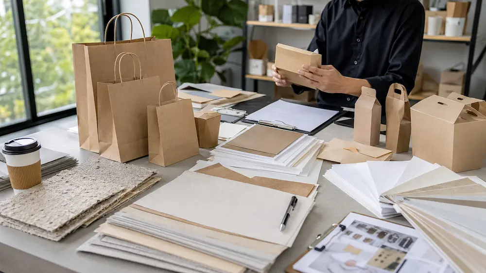 Eco Paper Bags material selection guide for sustainable retail packaging buyers