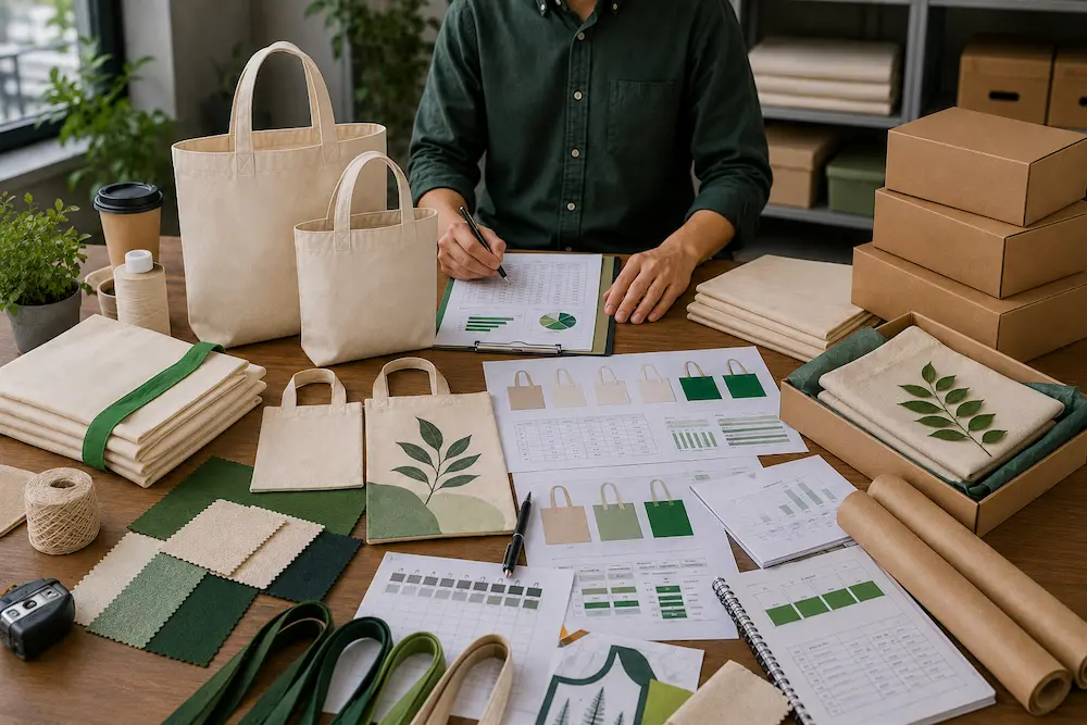 Tote bag production cost reduction strategies including material optimization and bulk manufacturing
