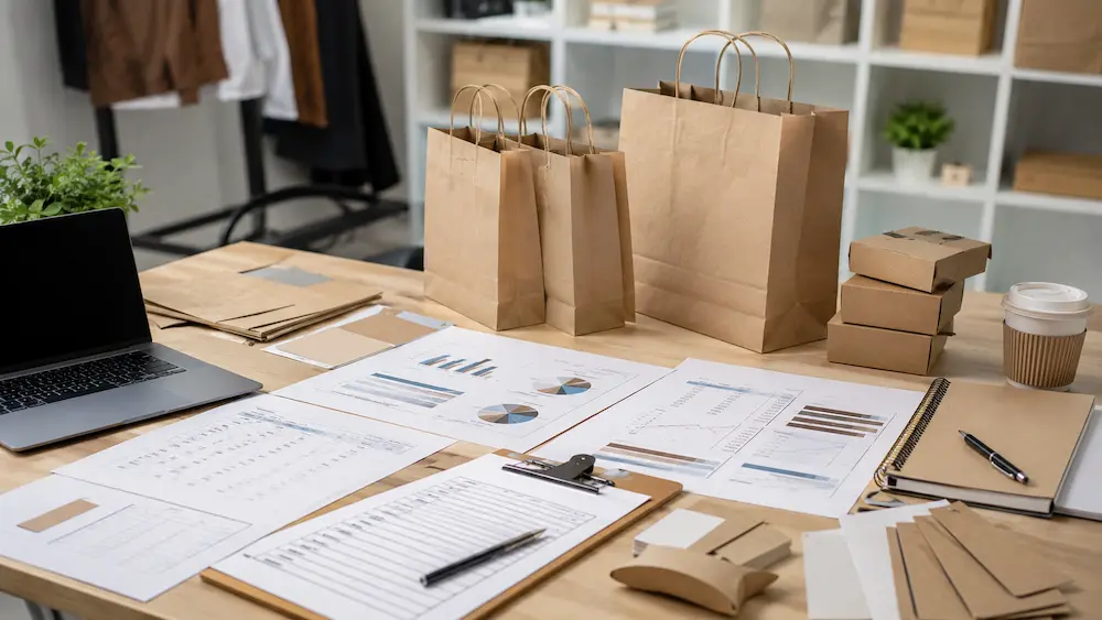Retail Paper Bags MOQ guide for China sourcing with packaging samples and supplier planning